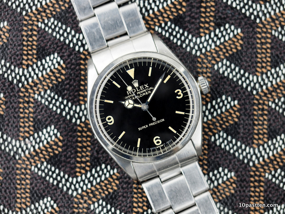10 Past Ten Rolex Explorer Gilt Dial Super Precision