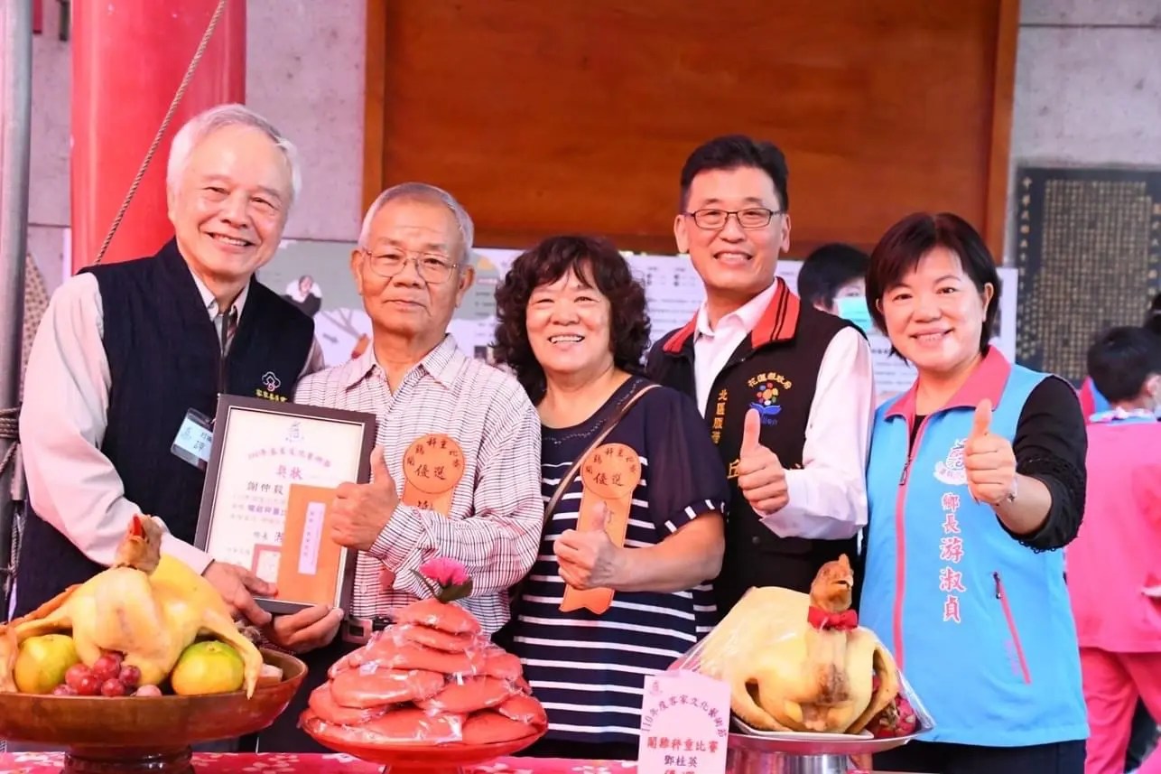 下元節「天神良福祭」 創意吉安客庄情 游淑貞廣徵大閹雞、踢毽高手趣味比試