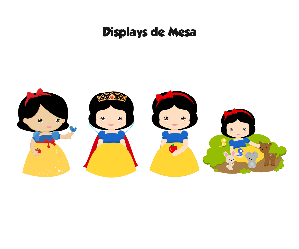 Personalizado branca de neve para imprimir