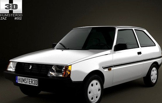 Zaz Tavria 1102 1990 3d Model