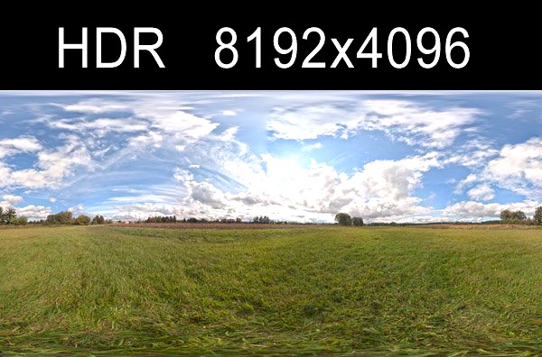 Cloudy Sky Hdri Environment High Res 3d Model