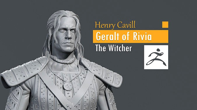 Henry Cavill Geralt Of Rivia The Witcher 3d Model