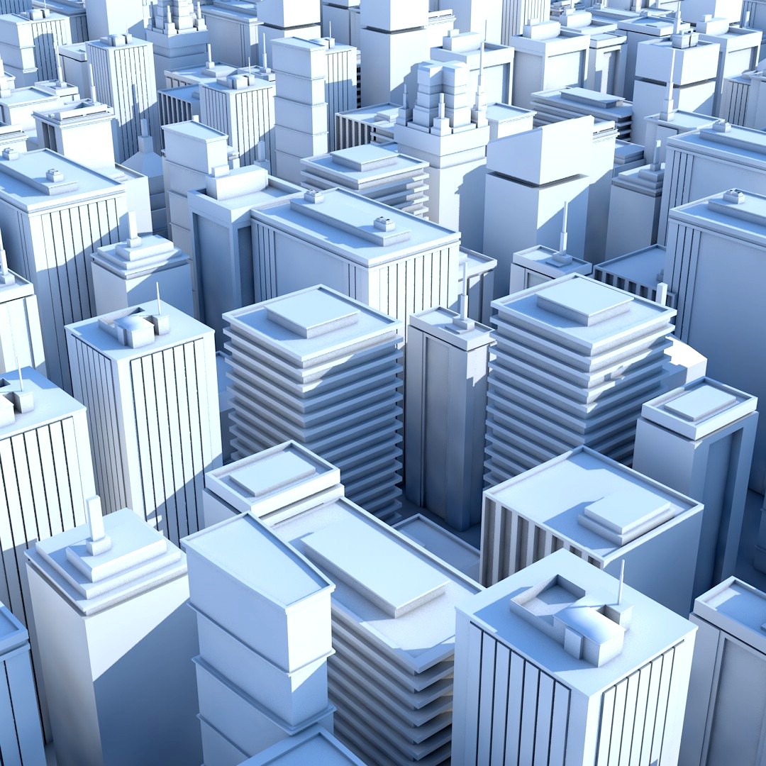 Какие 3d модели. Villes en 3d