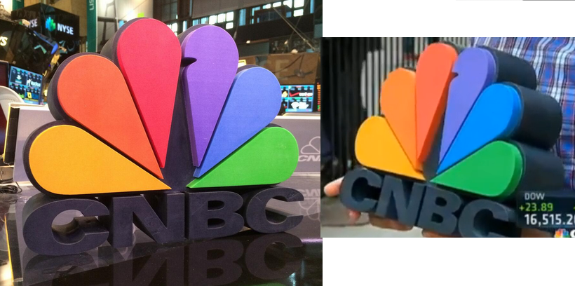 Cnbc Has Logo 3d Printed By Shapeways Designer Ryan Kittleson 3dprint Com The Voice Of 3d Printing Additive Manufacturing