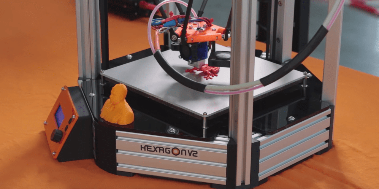 Fablab Karlsruhe Introduces Hexagon V2 Delta 3d Printer 3dprint Com The Voice Of 3d Printing Additive Manufacturing