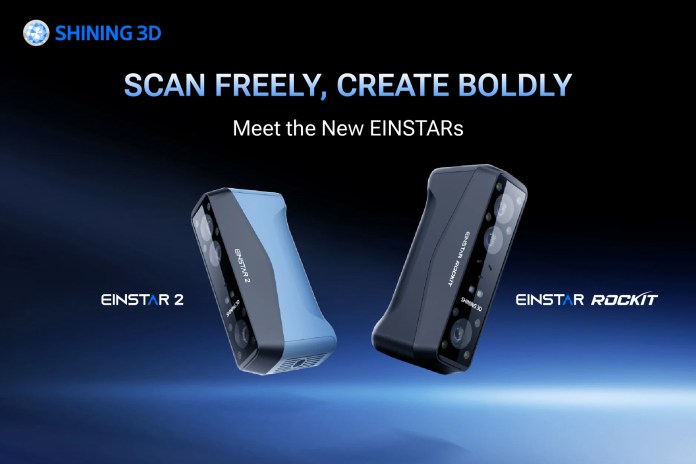 SHINING 3D Expands Entry-Degree Lineup with EINSTAR Rockit and EINSTAR 2 –