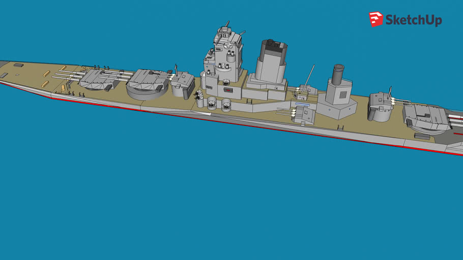 IJN Yamato/Musashi | 3D Warehouse