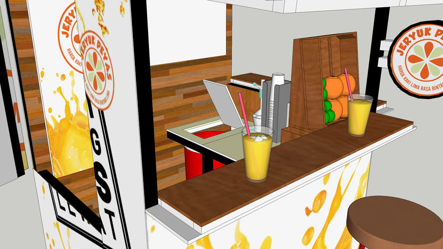 Gerobak Jeruk Peras | 3D Warehouse