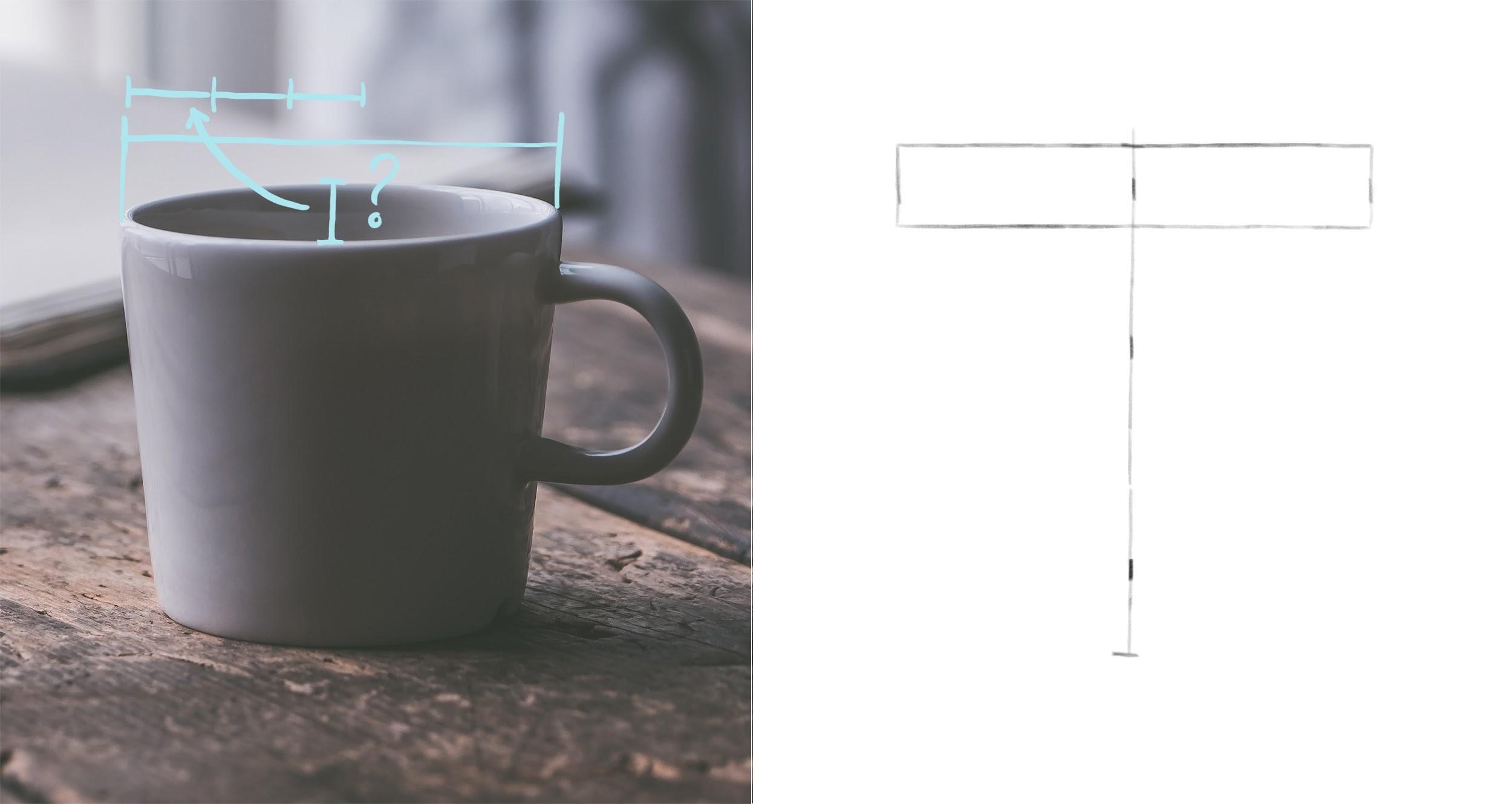 кружка рисовать карандашом