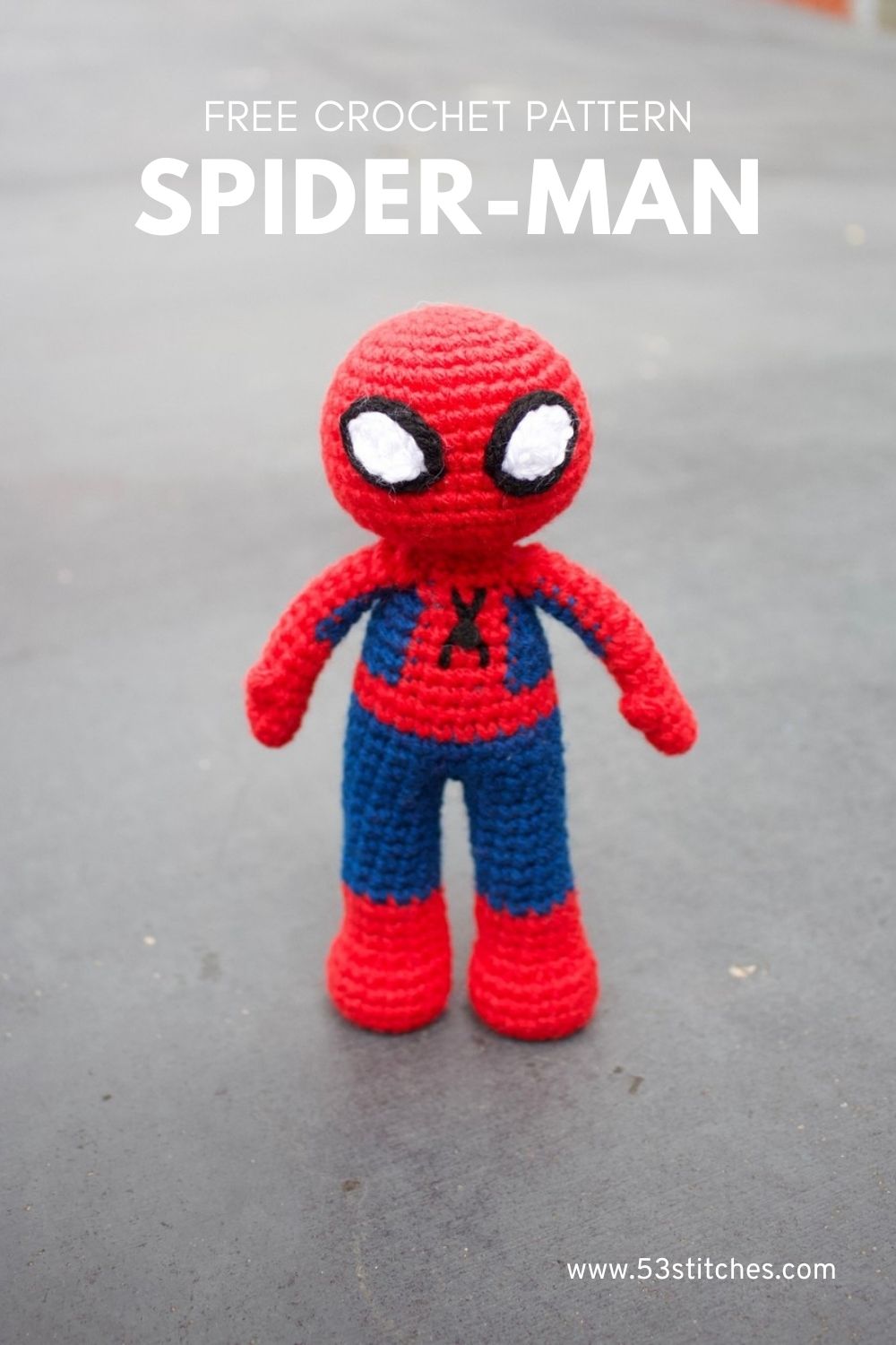 Spider man amigurumi pattern free