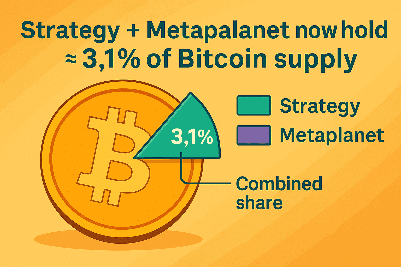 Strategy and Metaplanet Now Control 3.1% of All Bitcoin Strategy and Metaplanet Now Control 3.1% of All Bitcoin
