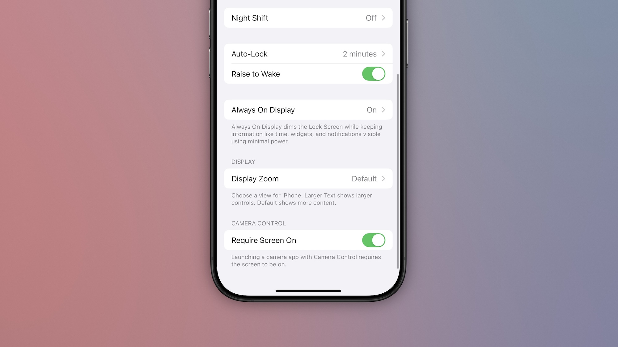 iOS 18.2 beta 3 adds new ‘Require Screen On’ toggle for Camera Control