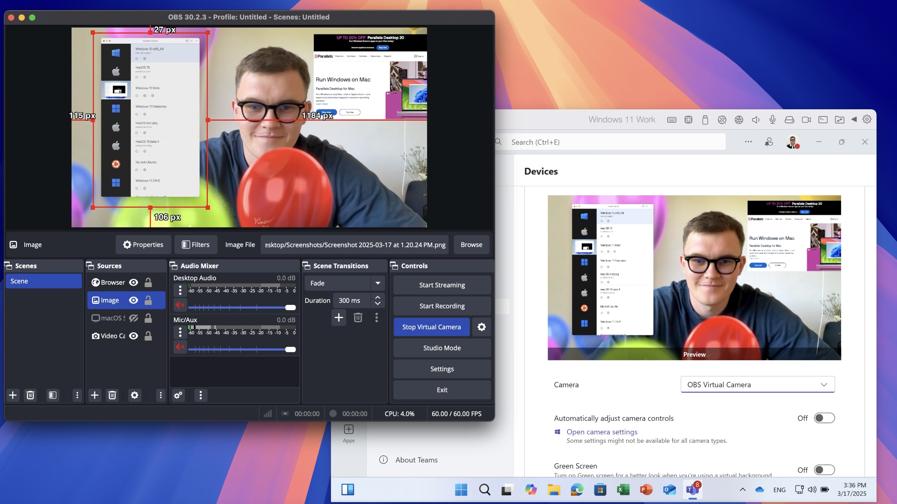 Parallels Desktop updated with OBS and USB device support, more