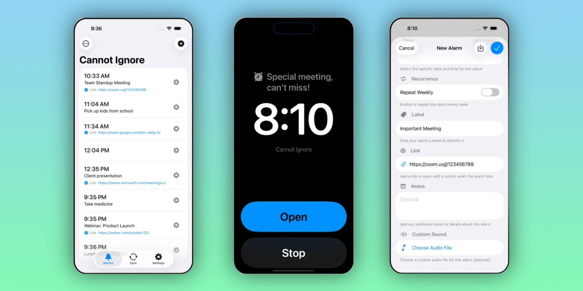 Indie App Spotlight: ‘Cannot Ignore’ brings full screen alarms to your calendar and more