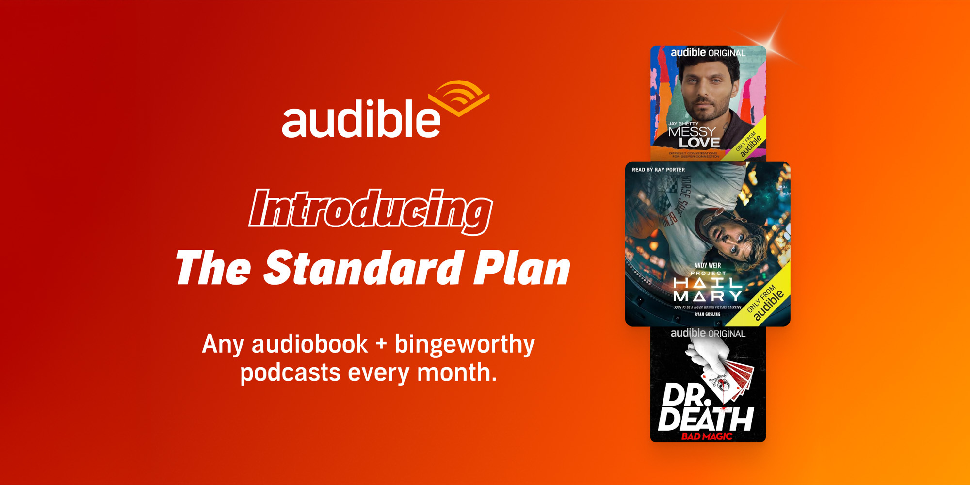 Audible expands subscription options with cheaper Standard membership tier