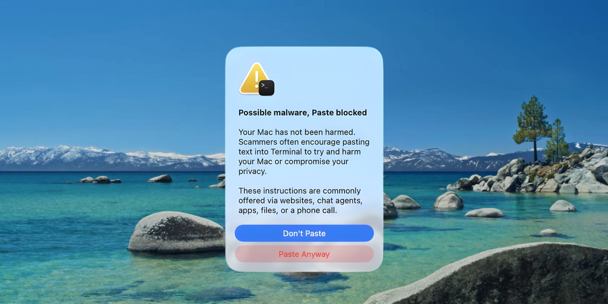 Apple reveals why macOS might block your Terminal prompt