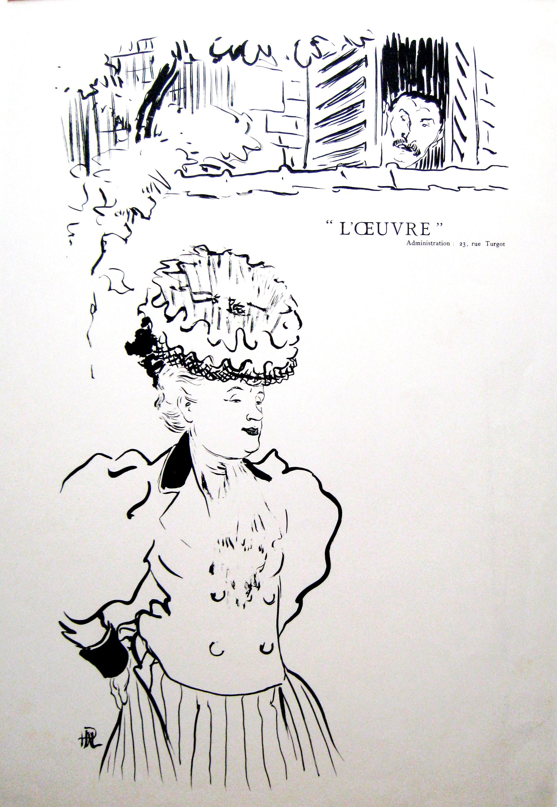 Hermann Paul Rene Georges L Ouvre La Brebis La Tandem Proof Before Lettering May 29 1896 For Sale At 1stdibs