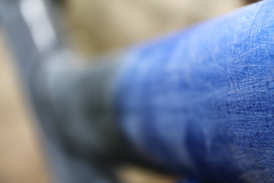 разрисованный велосипед