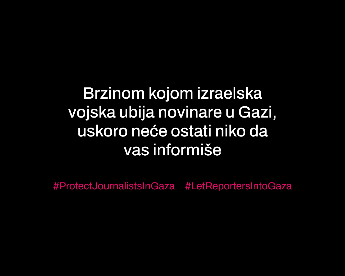Crne naslovne strane širom sveta: Skoro 200 medija istovremeno protestuje zbog ubijanja novinara u Gazi