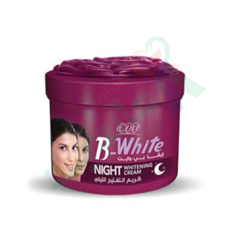 EVA B-WHITE NIGHT WHITENING CREAM 18 GM - كريم إيفا بي-وايت الليلي لتفتيح البشرة 18 غرام