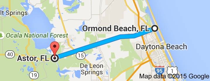 Map Of Astor Florida