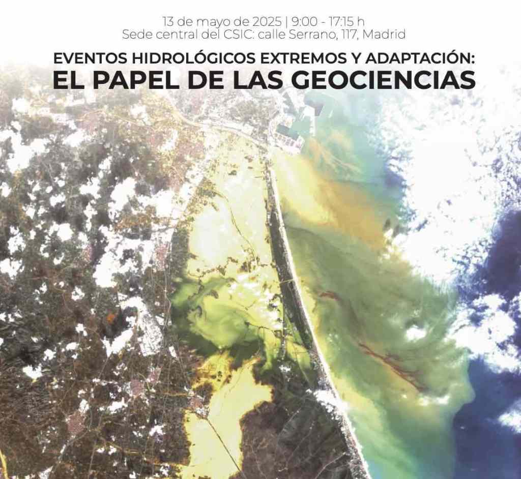 Jornada sobre eventos hidrológicos extremos y adaptación: el papel de las geociencias