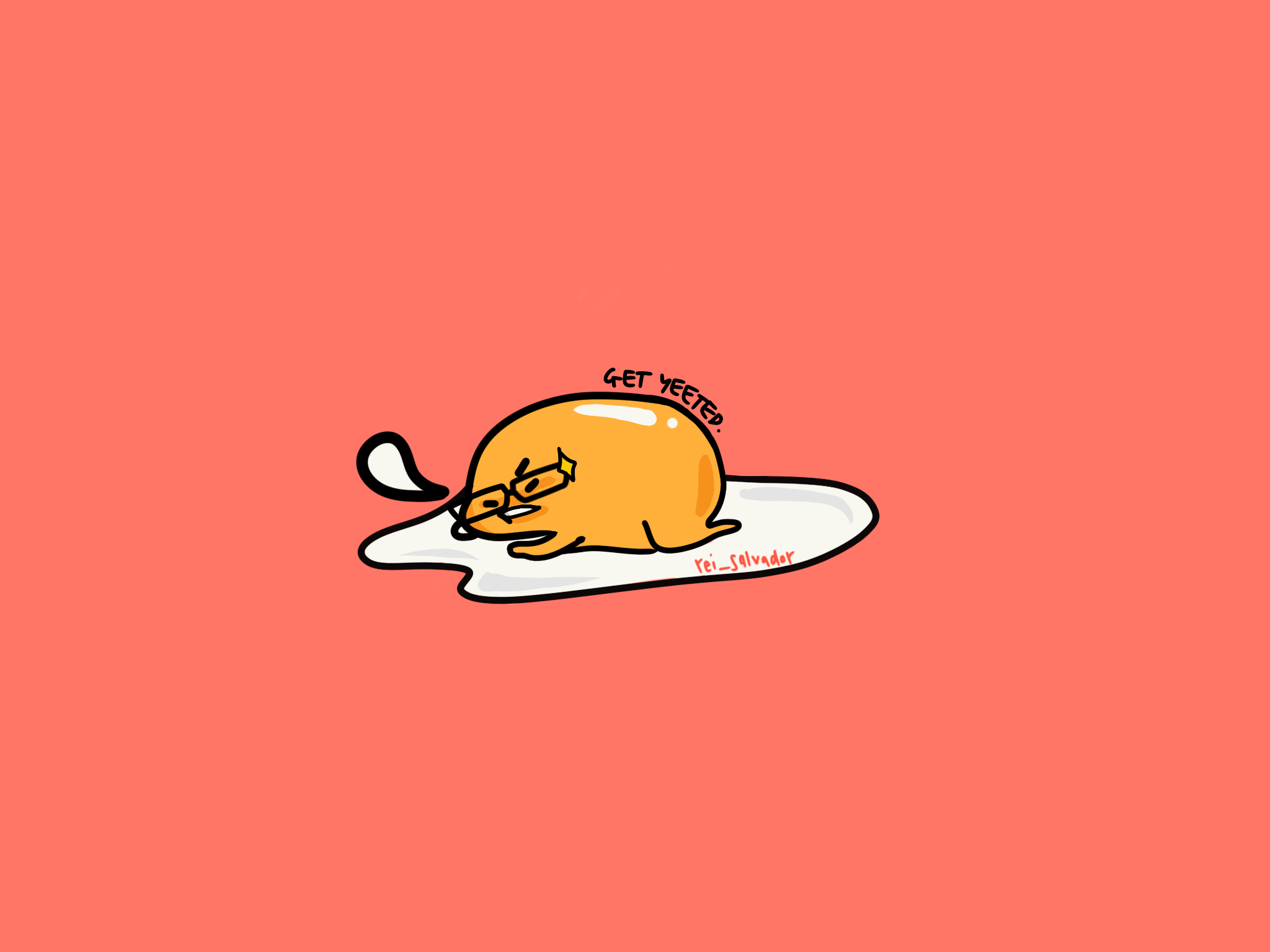 Aesthetic gudetama wallpaper