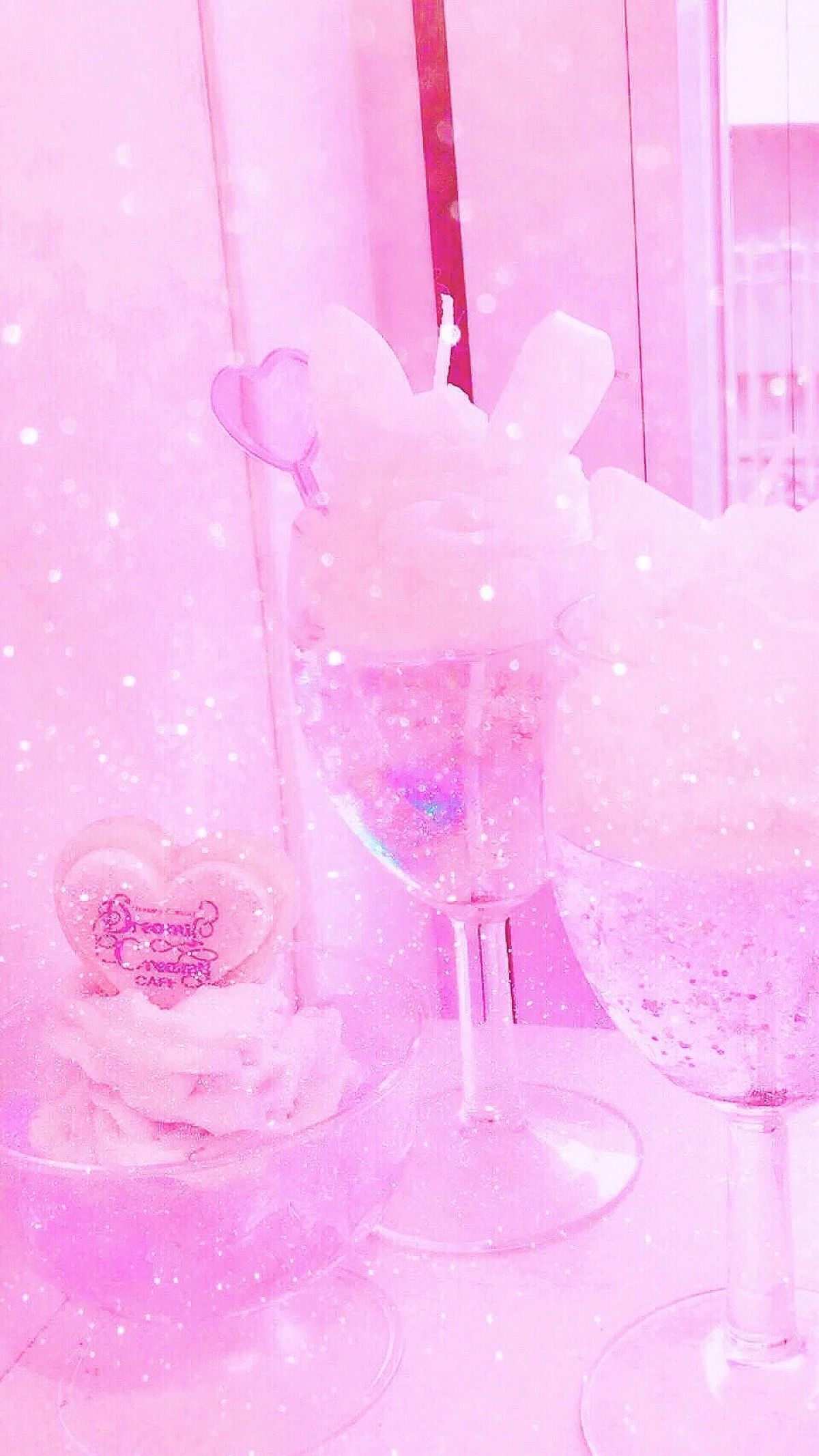 Pink cute wallpaper aesthetic