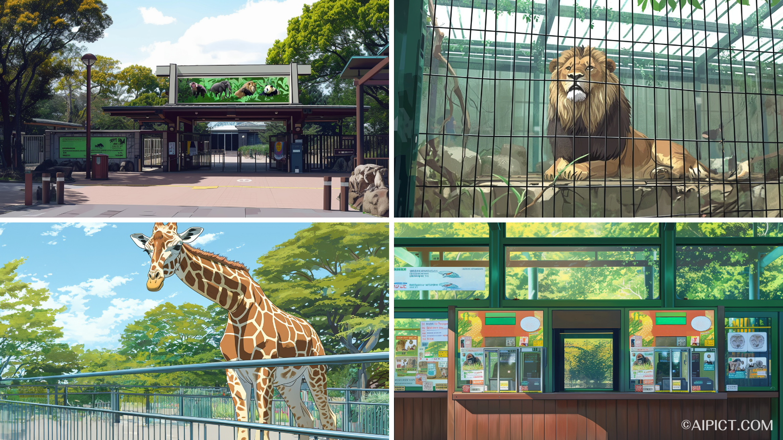 動物園 フリー 素材