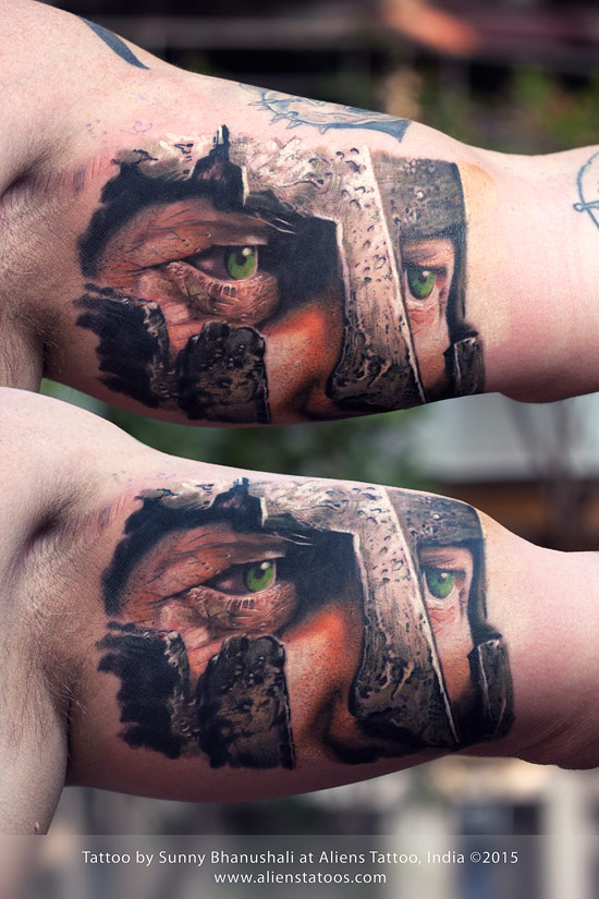 Hyper-Realistic Portrait Tattoo – Tattoos In Mumbai 825_x_550_jpg