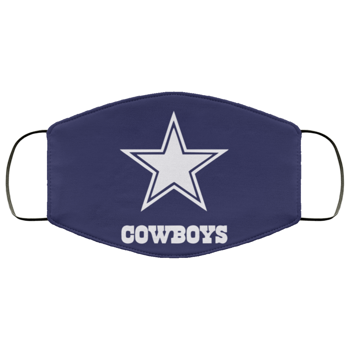 Dallas cowboys face mask