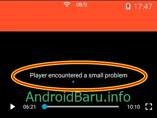 √ Arti & Solusi Player Encountered a Small Problem di Android