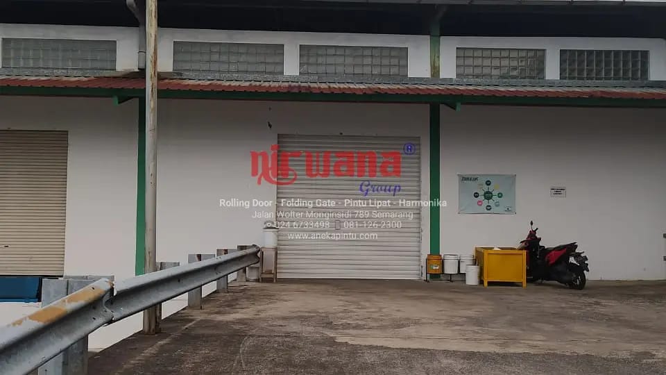 Proyek Pemasangan Pintu Rolling Door Electrick Di Ungaran, Jawa Tengah. -  Nirwana Group Pintu Harmonika, Folding Gate, Rolling Door &amp; Pintu Lipat