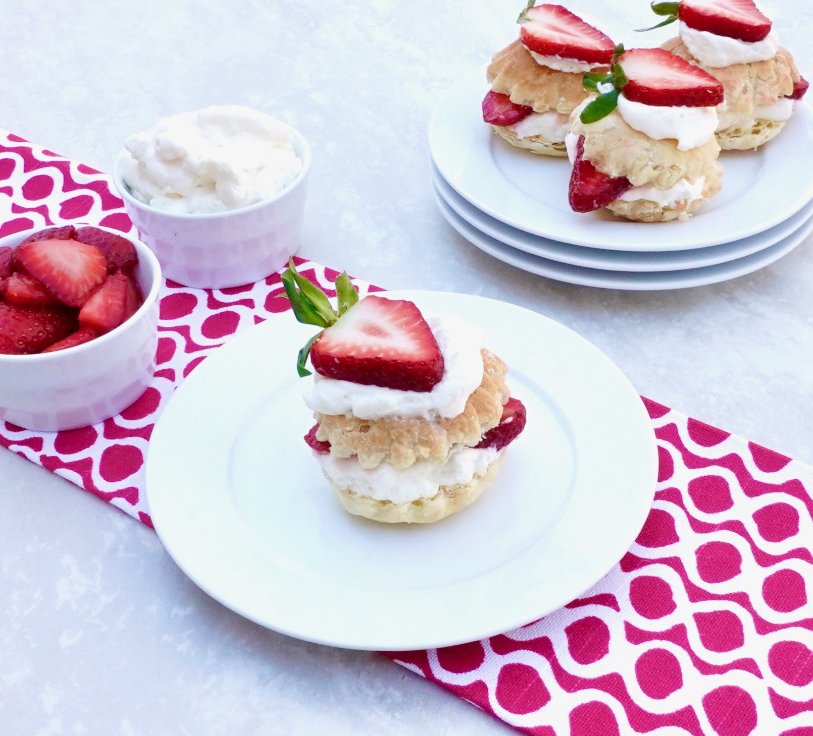 strawberry shortcake bites