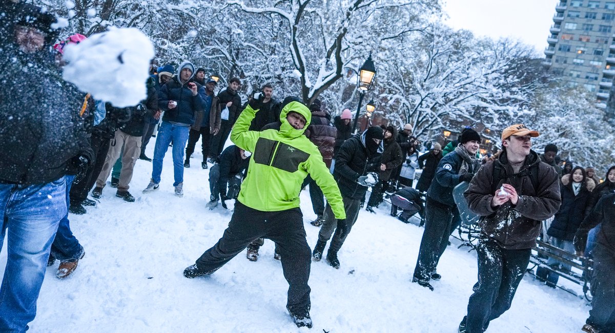 NYPD Takes Action: Influencer Arrested During Viral Snowball Fight at Washington Square Park