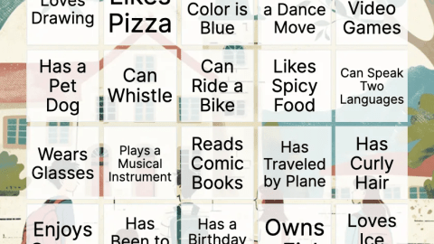 classmate bingo