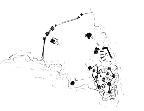 рисовать план города