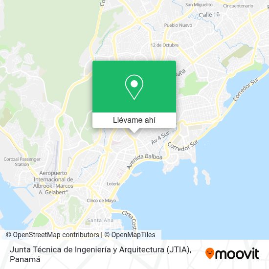Como Llegar A Junta Tecnica De Ingenieria Y Arquitectura Jtia En Curundu En Autobus O Metro