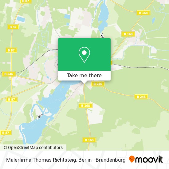 How To Get To Malerfirma Thomas Richtsteig In Oder Spree By Bus Train Or Light Rail