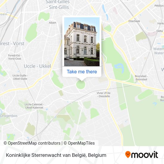 Wie Komme Ich Zu Koninklijke Sterrenwacht Van Belgie In Brussel Mit Dem Bus Der Bahn Der Strassenbahn Oder Der U Bahn Moovit