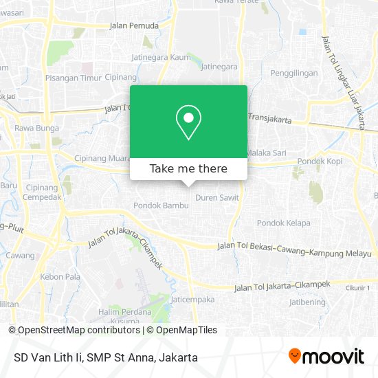 How To Get To Sd Van Lith Ii Smp St Anna In Jakarta Timur By Bus Or Train