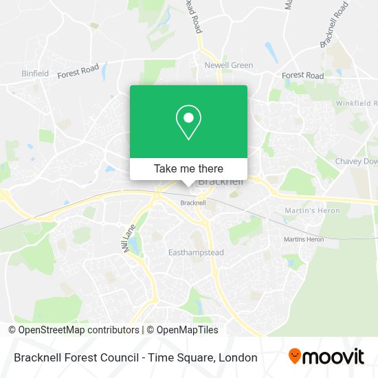 How To Get To Bracknell Forest Council In Bracknell By Bus Or Train