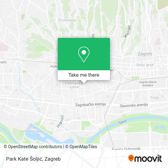 How To Get To Park Kate Soljic In Zagreb By Bus Train Or Light Rail