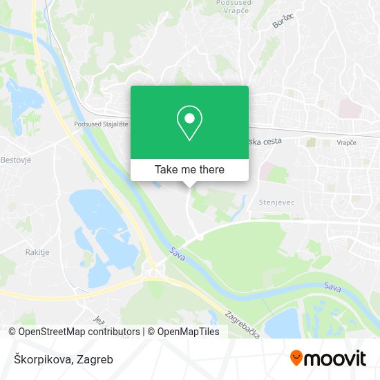 How To Get To Skorpikova In Zagreb By Bus Light Rail Or Train
