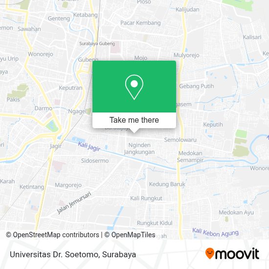 How To Get To Universitas Dr Soetomo In Menur Pumpungan By Bus Or Train