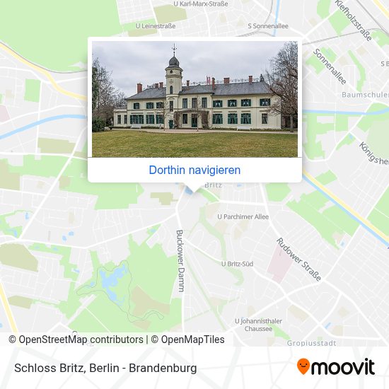 Wie Komme Ich Zu Schloss Britz In Britz Mit Dem Bus Der U Bahn Oder Der S Bahn