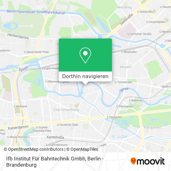 Wie Komme Ich Zu Ifb Institut Fur Bahntechnik Gmbh In Charlottenburg Mit Dem Bus Der U Bahn Der Bahn Der Strassenbahn Oder Der S Bahn