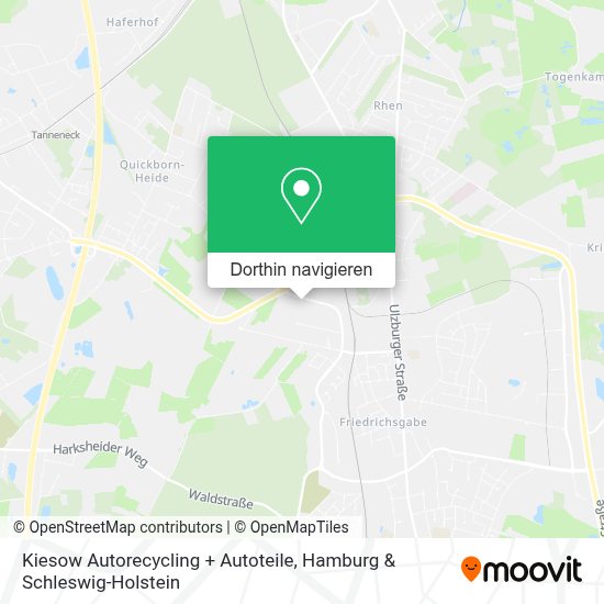 Wie Komme Ich Zu Kiesow Autorecycling Autoteile In Schleswig Holstein Mit Dem Bus Der Bahn Oder Der U Bahn