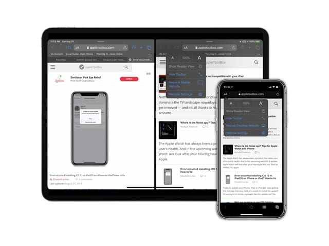 How to quickly view a desktop version of a site in Safari on iPhone or iPad  - AppleToolBox