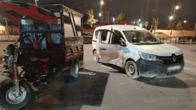 إصابة طفل في حادث اصطدام سيارة بـ”تريبورتور” في مراكش (صور)